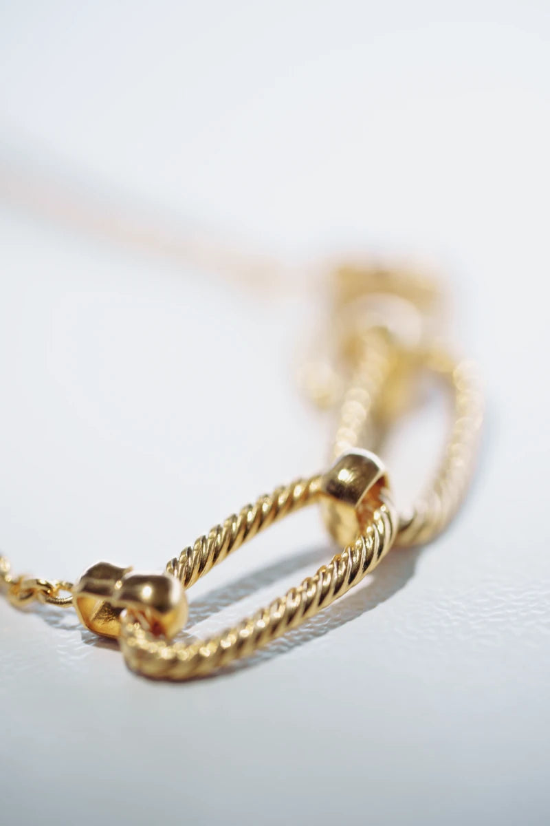 Collier chaîne rectangle