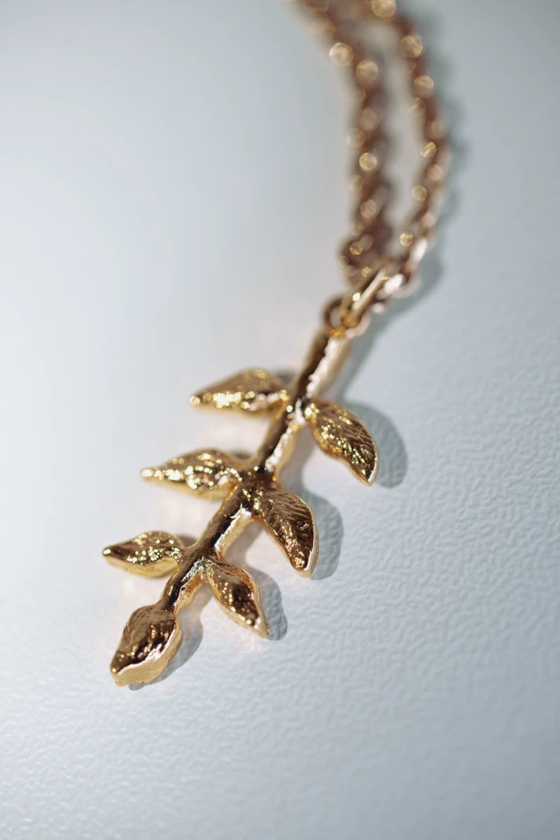 Collier feuille