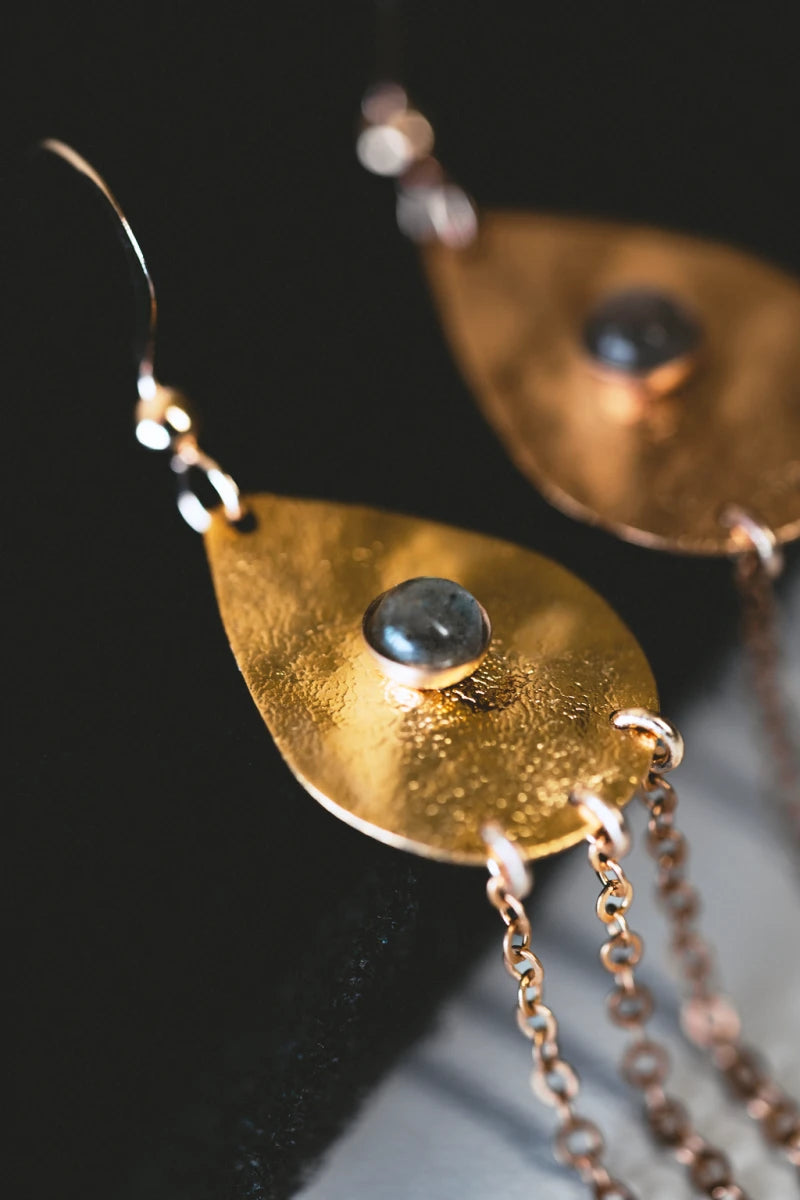 Boucles d'oreilles pendantes orient