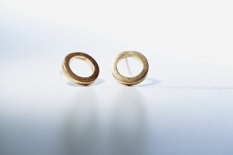 Boucles d'oreilles puces cercles