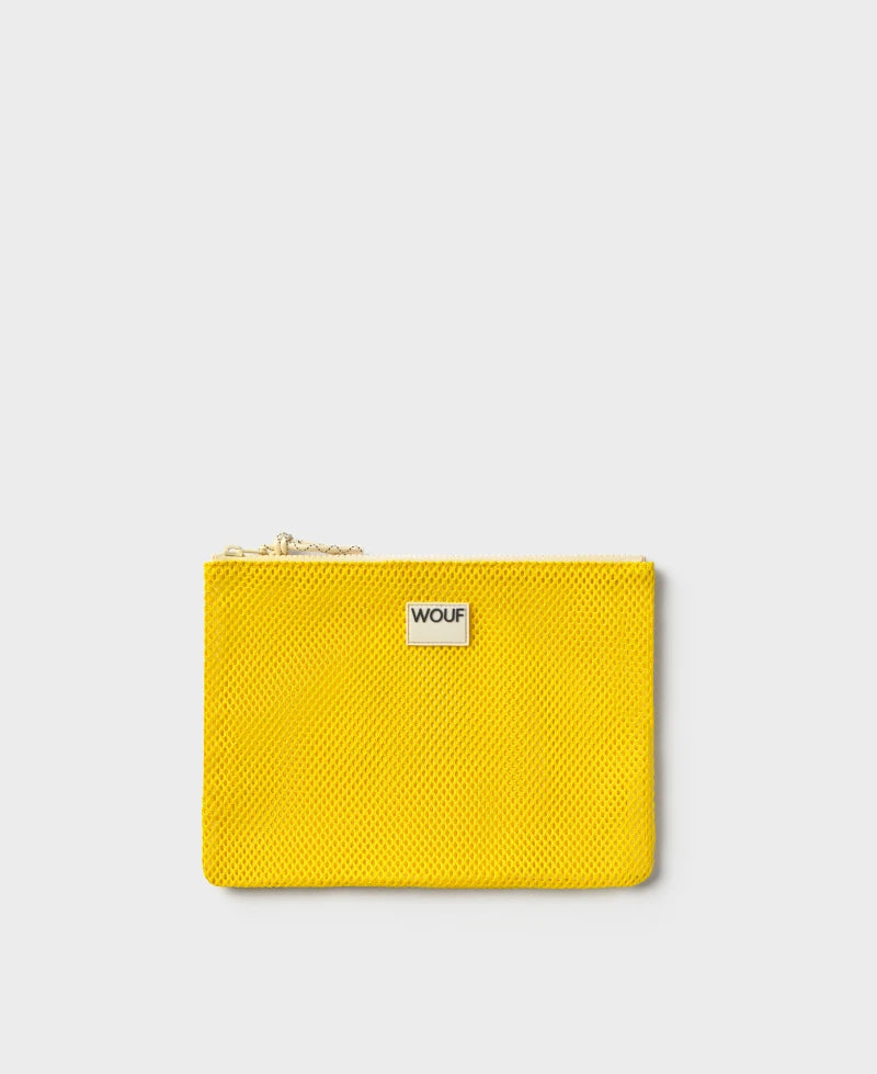 Pochette en matières recyclés - plusieurs coloris