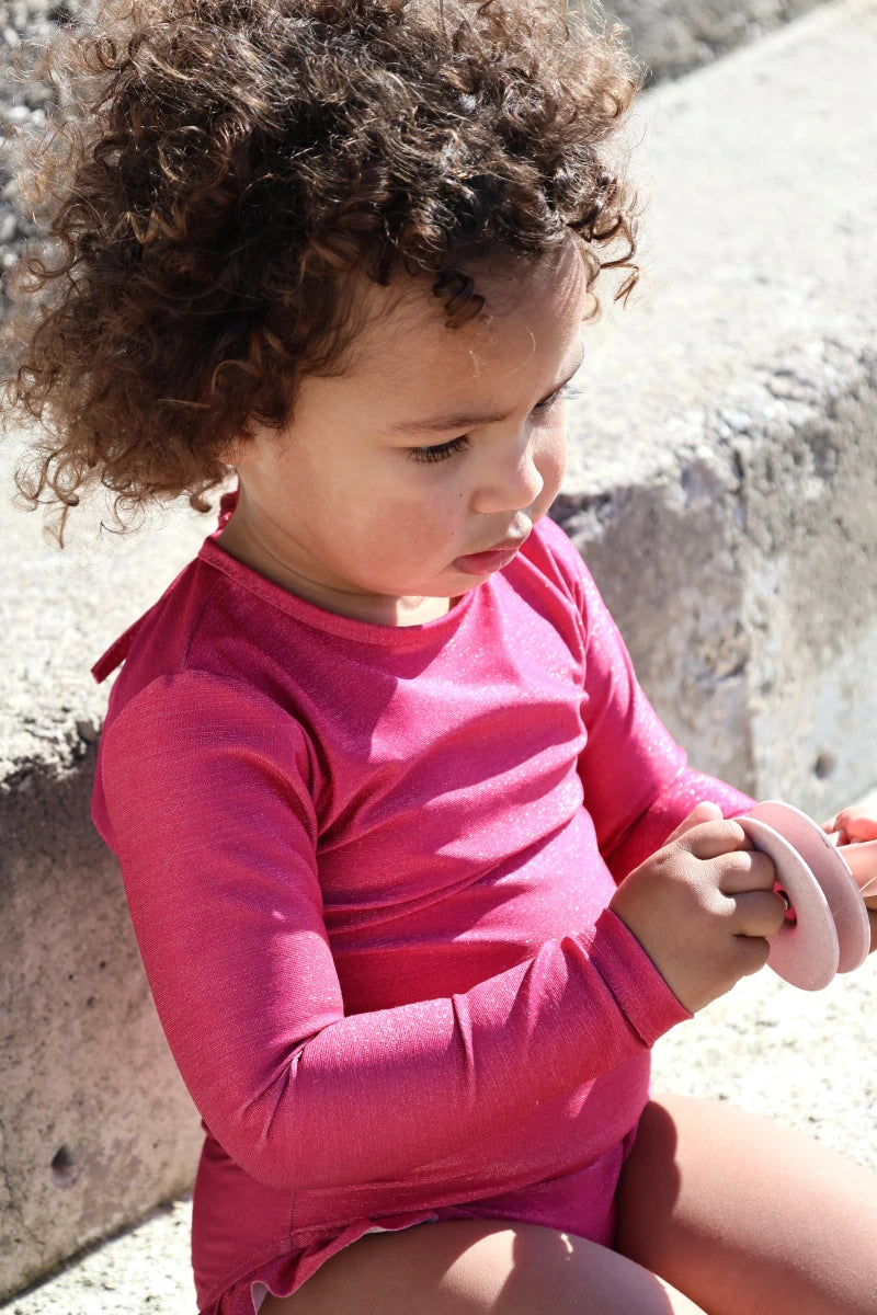 Maillot de bain Alba framboise | précommande