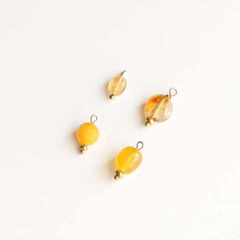 Pendentif Pierre Jaune