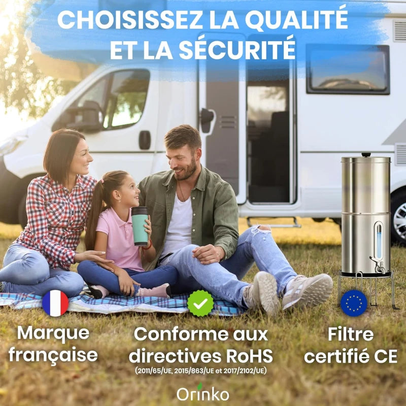 Filtre à Eau par Gravité 8,5L