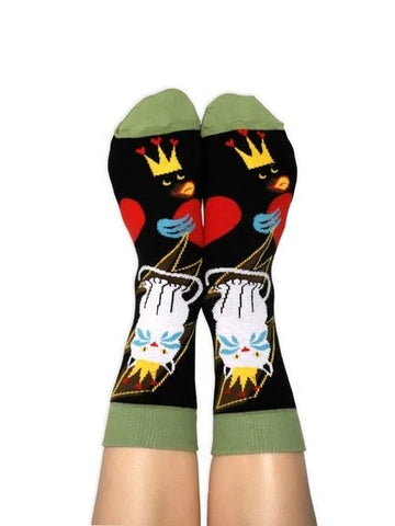 Cynthia | Paire de chaussettes "Mon chat d'amour"