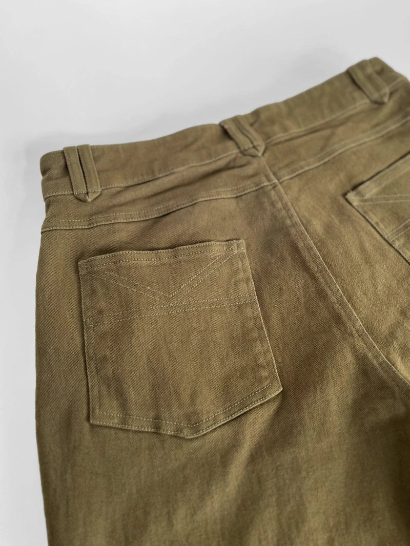 RANGER - Organic Cotton Trousers - Light Green