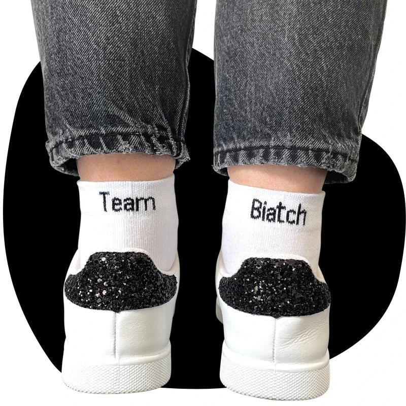 Chaussettes dépareillées Biatch Addict