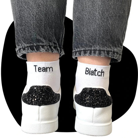 Chaussettes dépareillées Biatch Addict