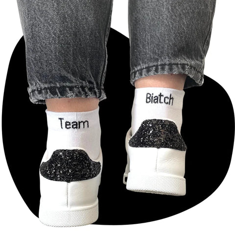 Chaussettes dépareillées Biatch Addict
