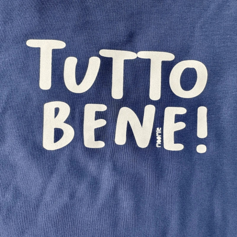 Tshirt Manches longues bleu denim Tutto Bene ! - Moomie