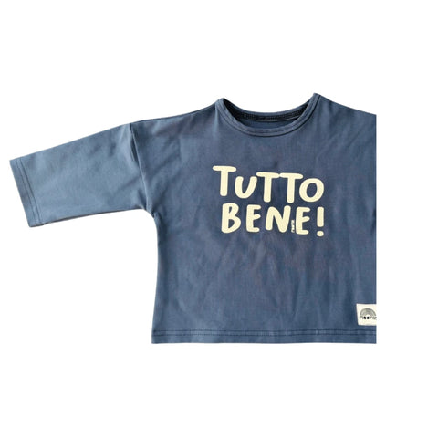 Tshirt Manches longues vert d'eau Tutto Bene ! - Moomie