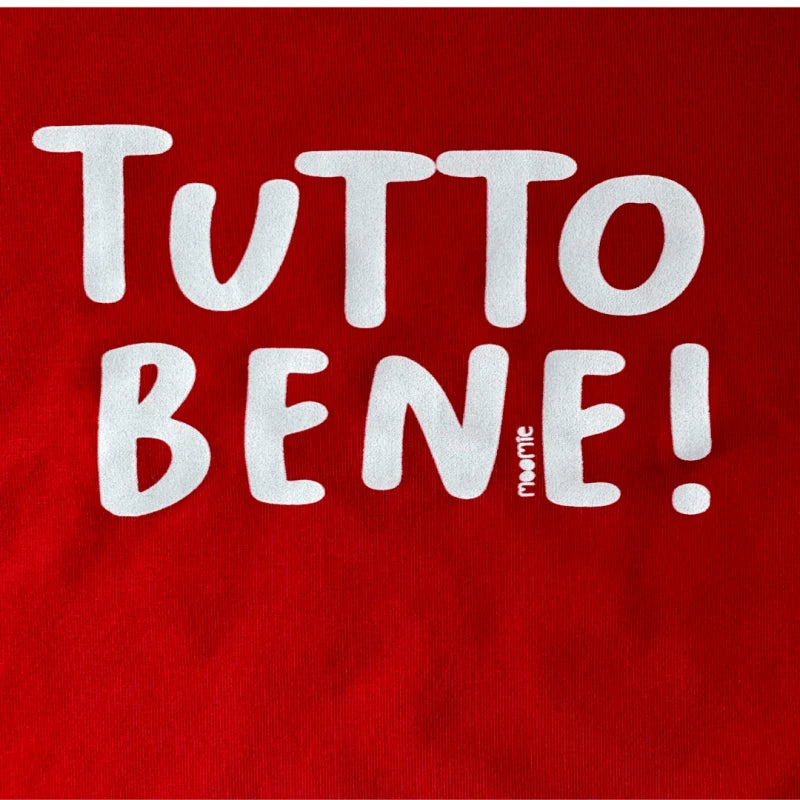 Tshirt Manches longues rouge Tutto Bene ! - Moomie