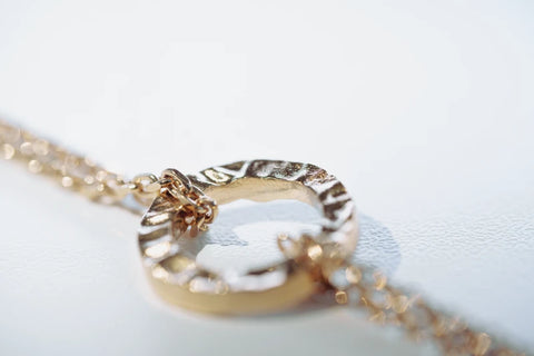 Bracelet cercle martelé