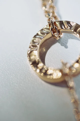 Bracelet cercle martelé