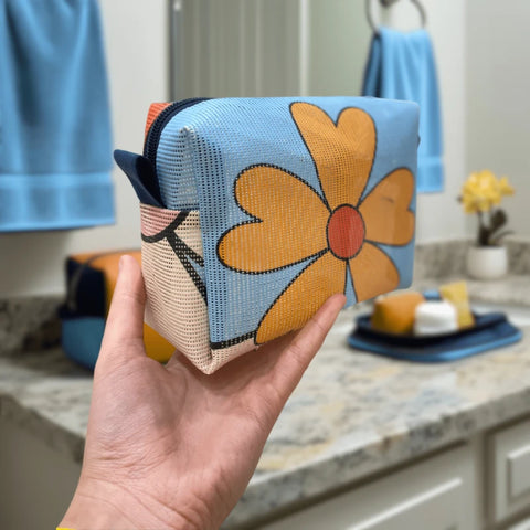 Trousse makeup Upcyclée - Ecoresponsable et solidaire