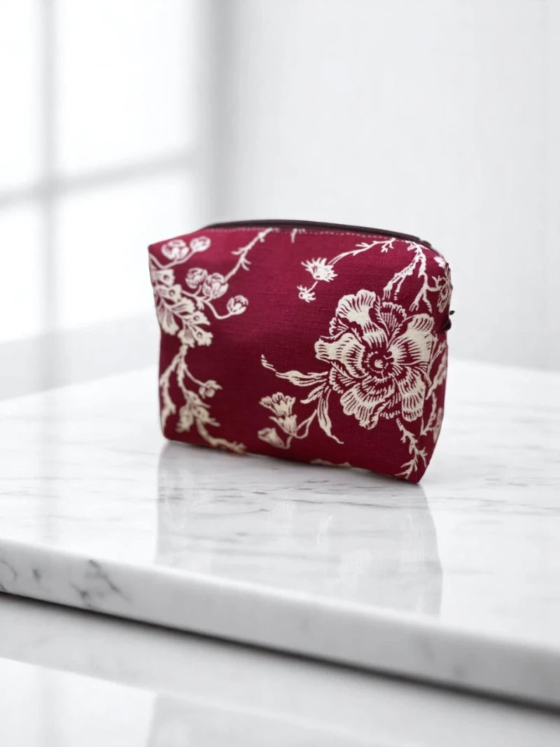 Trousse makeup Upcyclée - Ecoresponsable et solidaire
