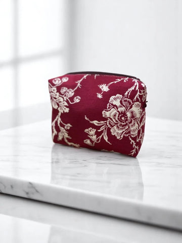 Trousse makeup Upcyclée - Ecoresponsable et solidaire