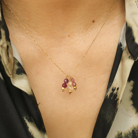 Collier à personnaliser Spécial Fête des mères - Chaîne fine