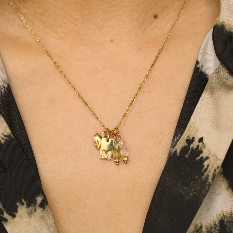 Collier à personnaliser Spécial Fête des mères - Chaîne torsadée