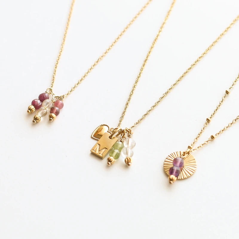 Collier à personnaliser Spécial Fête des mères - Chaîne torsadée