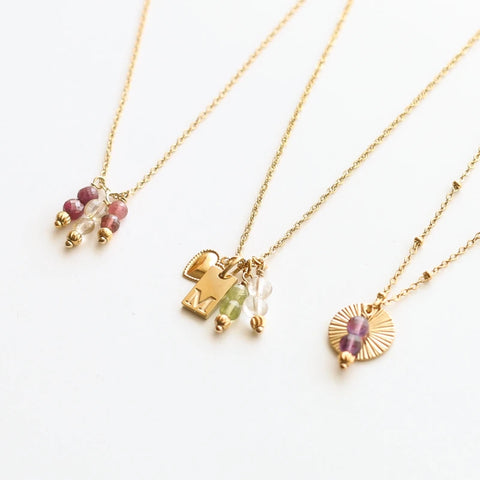 Collier à personnaliser Spécial Fête des mères - Chaîne torsadée