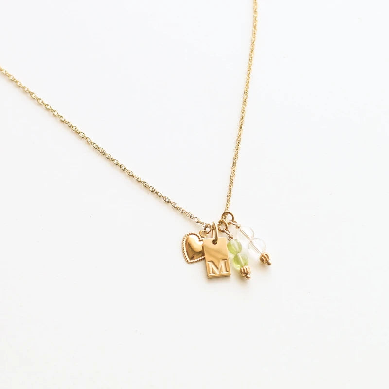 Pendentif charm’s Plaque lettre