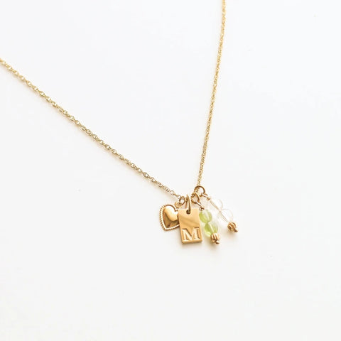 Pendentif charm’s Plaque lettre