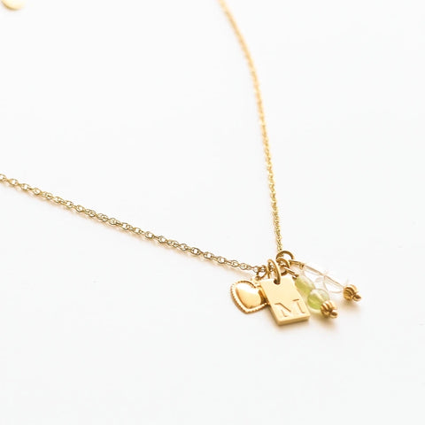 Pendentif charm’s Plaque lettre