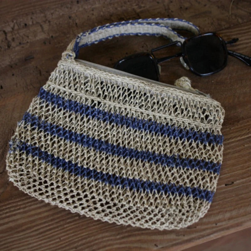 Léo Pochette Chanvre de Pêcheur - Artisanat Éthique