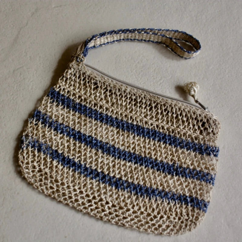 Léo Pochette Chanvre de Pêcheur - Artisanat Éthique