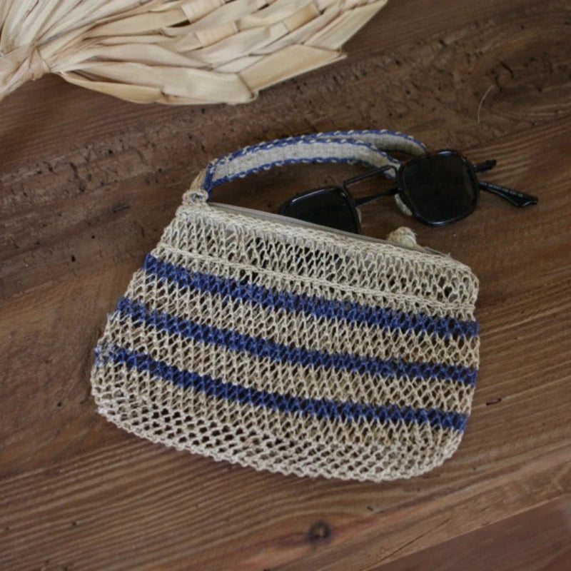 Léo Pochette Chanvre de Pêcheur - Artisanat Éthique