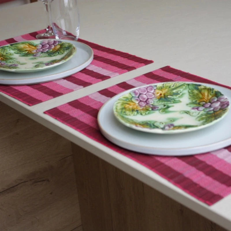 Set de Table Lipé en Bambou – Artisanal & éthique