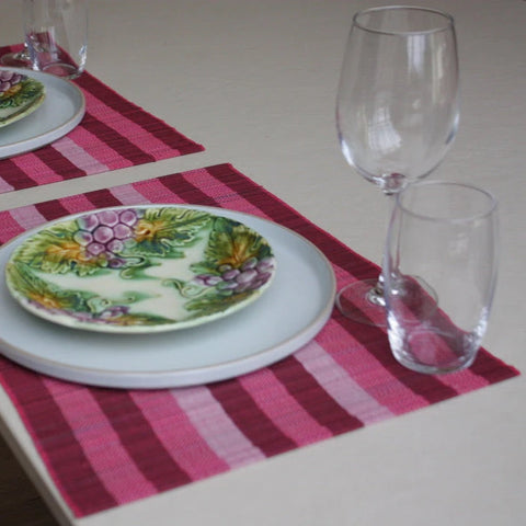 Set de Table Lipé en Bambou – Artisanal & éthique