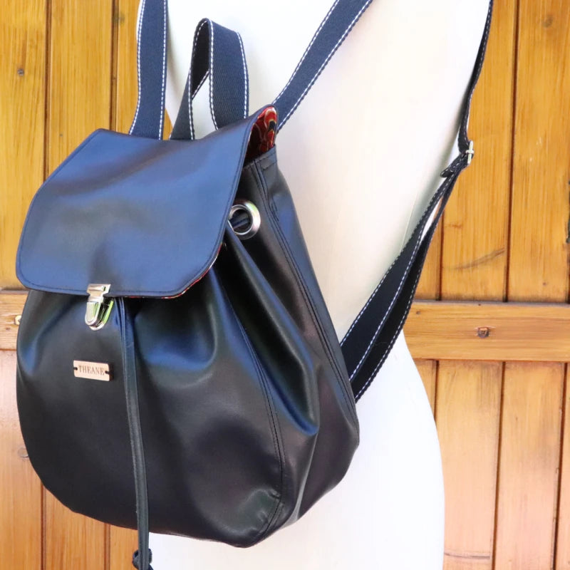 Sac à dos en alter-cuir de raisin