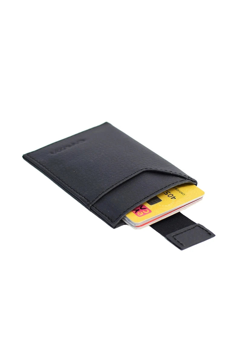 Persimmon slim card holder - Black B2B