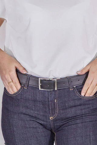 Reverse reversible belt – Black/Red