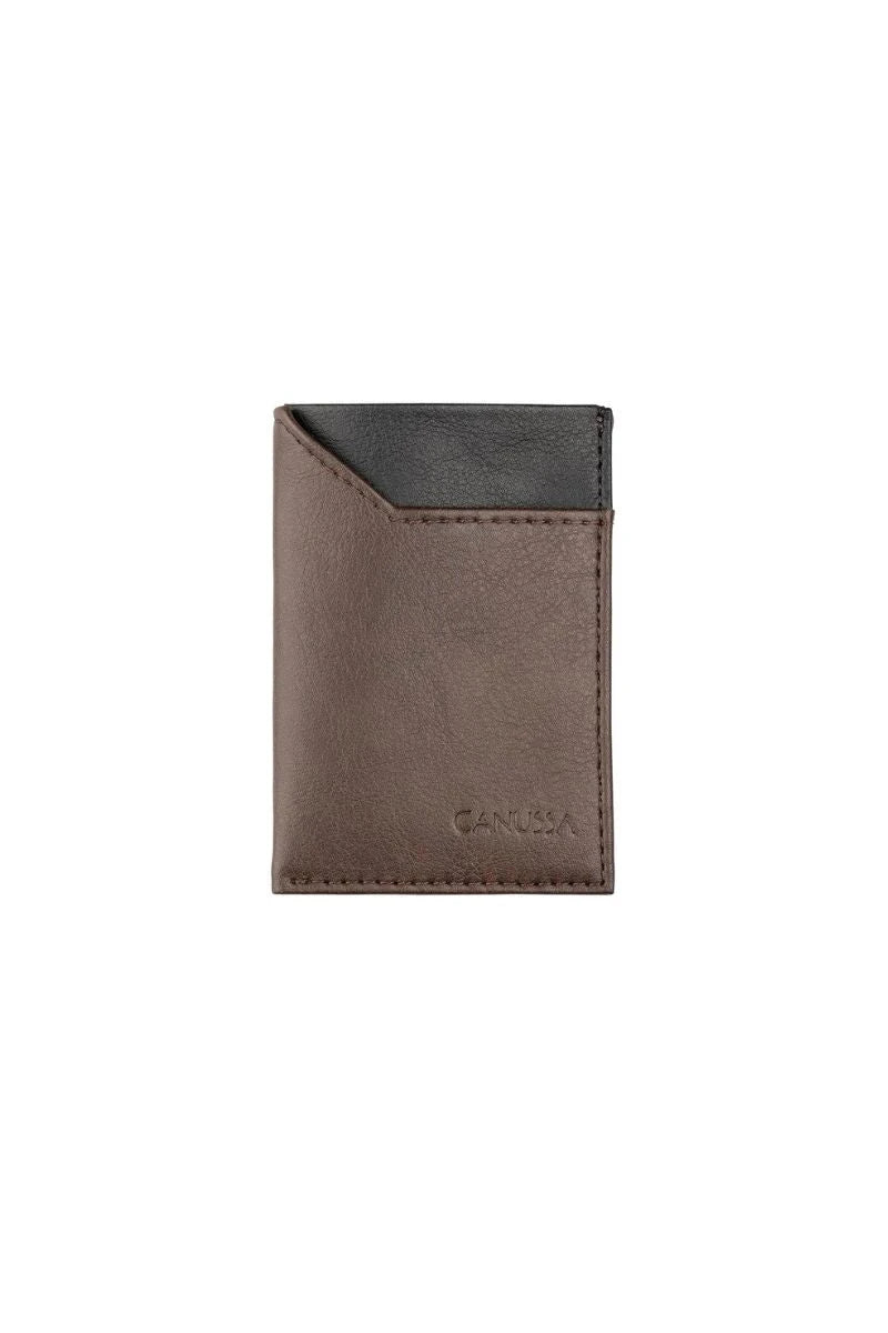 Slim card holder - Brown/Black B2B
