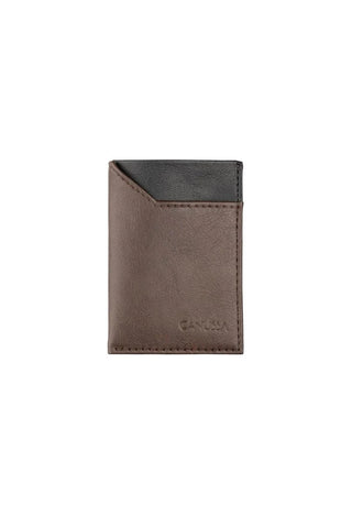 Slim card holder - Brown/Black B2B