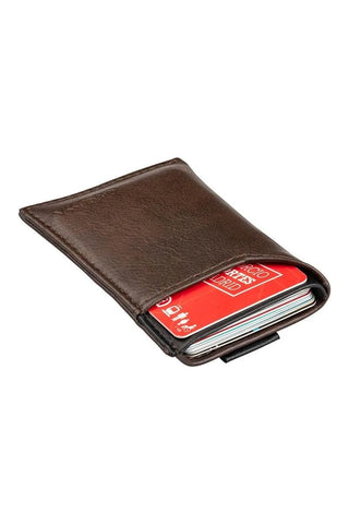 Slim card holder - Brown/Black B2B