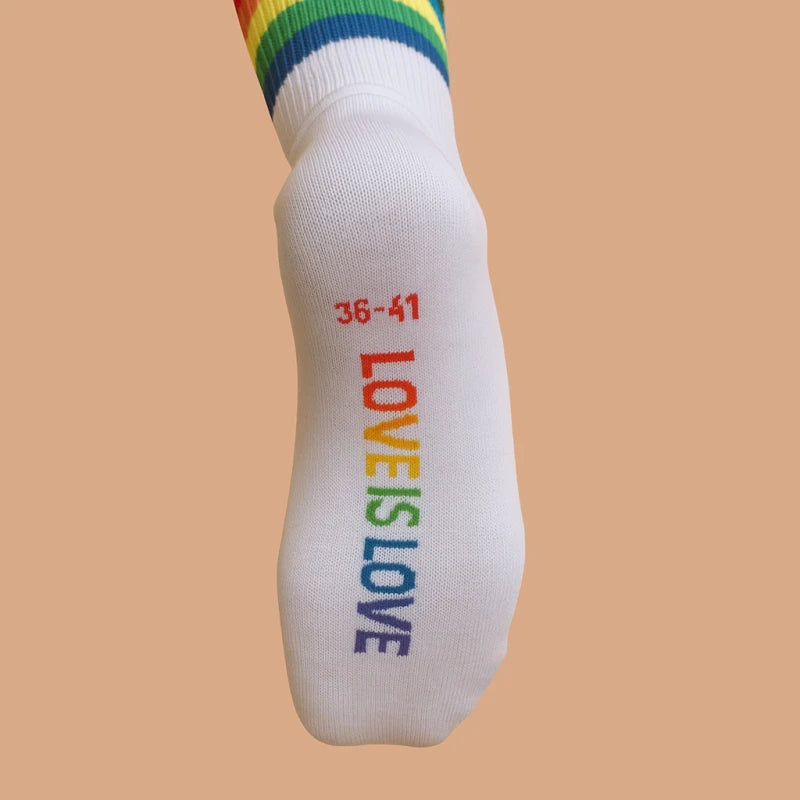 Love is Love Pride Sock White