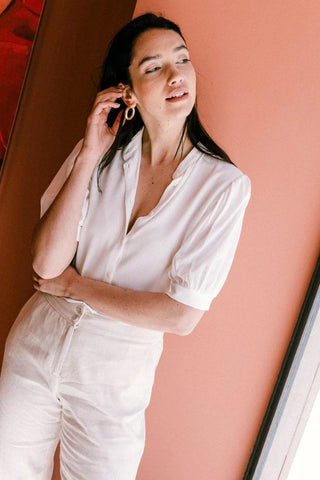 Blouse Magnolia blanche