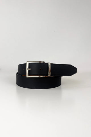 Reverse reversible belt – Black/Camel