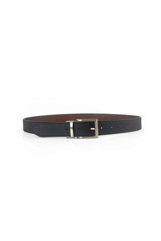 Reverse reversible belt – Black/Hazelnut