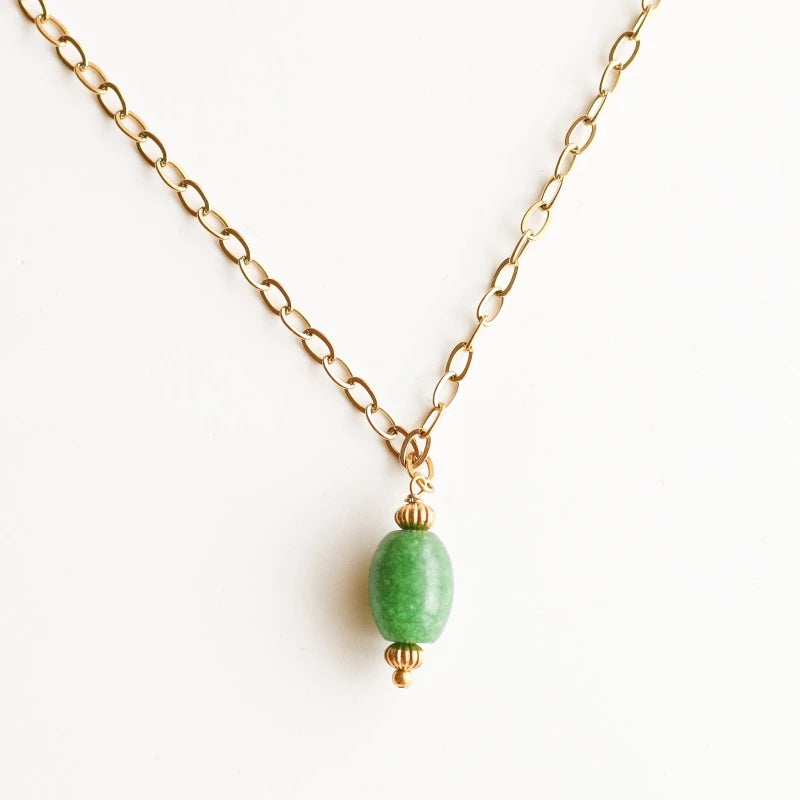 Collier long Aventurine