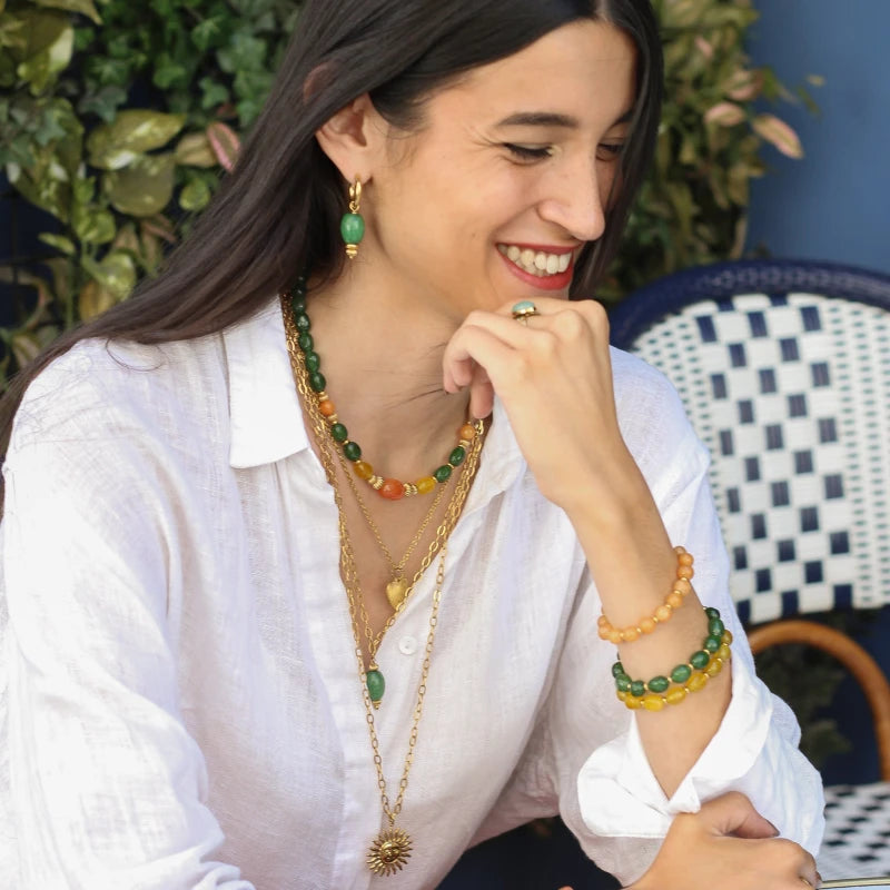 Collier long Aventurine