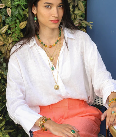 Collier long Aventurine