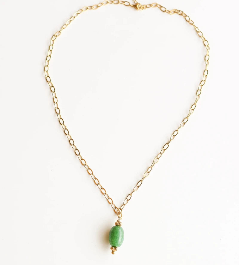 Collier long Aventurine