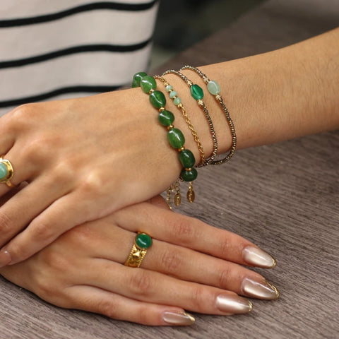 Bracelet Hématite Aventurine