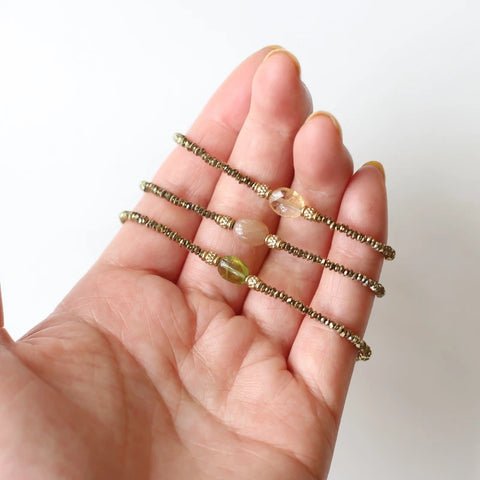 Bracelet Hématite Citrine
