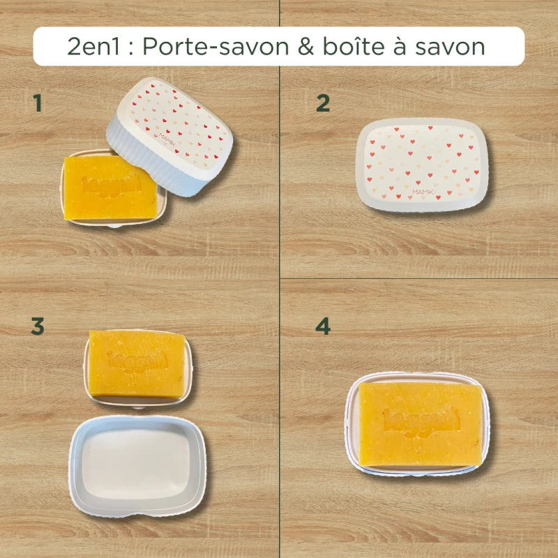 Boîte à savon Petits Coeurs